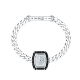 Brazalete Guess para Caballero Lion King Color Plata